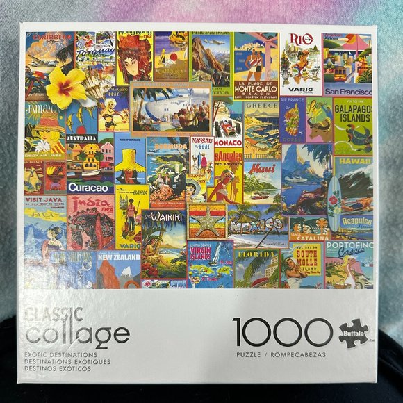 Exotic Destinations - 1000 Piece Puzzle - Picture 1 of 2